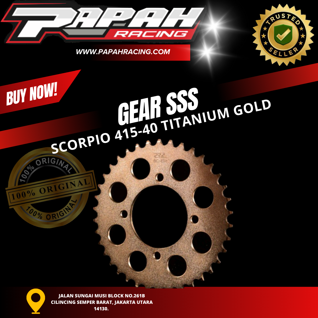 GEAR SSS SORPIO 415-40 TITANIUM GOLD